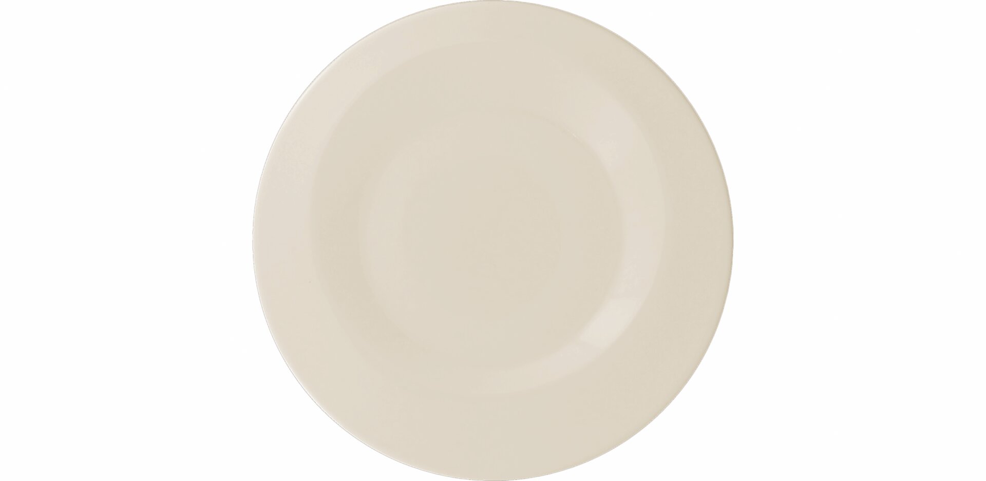 Teller rund 210 mm weiß crème