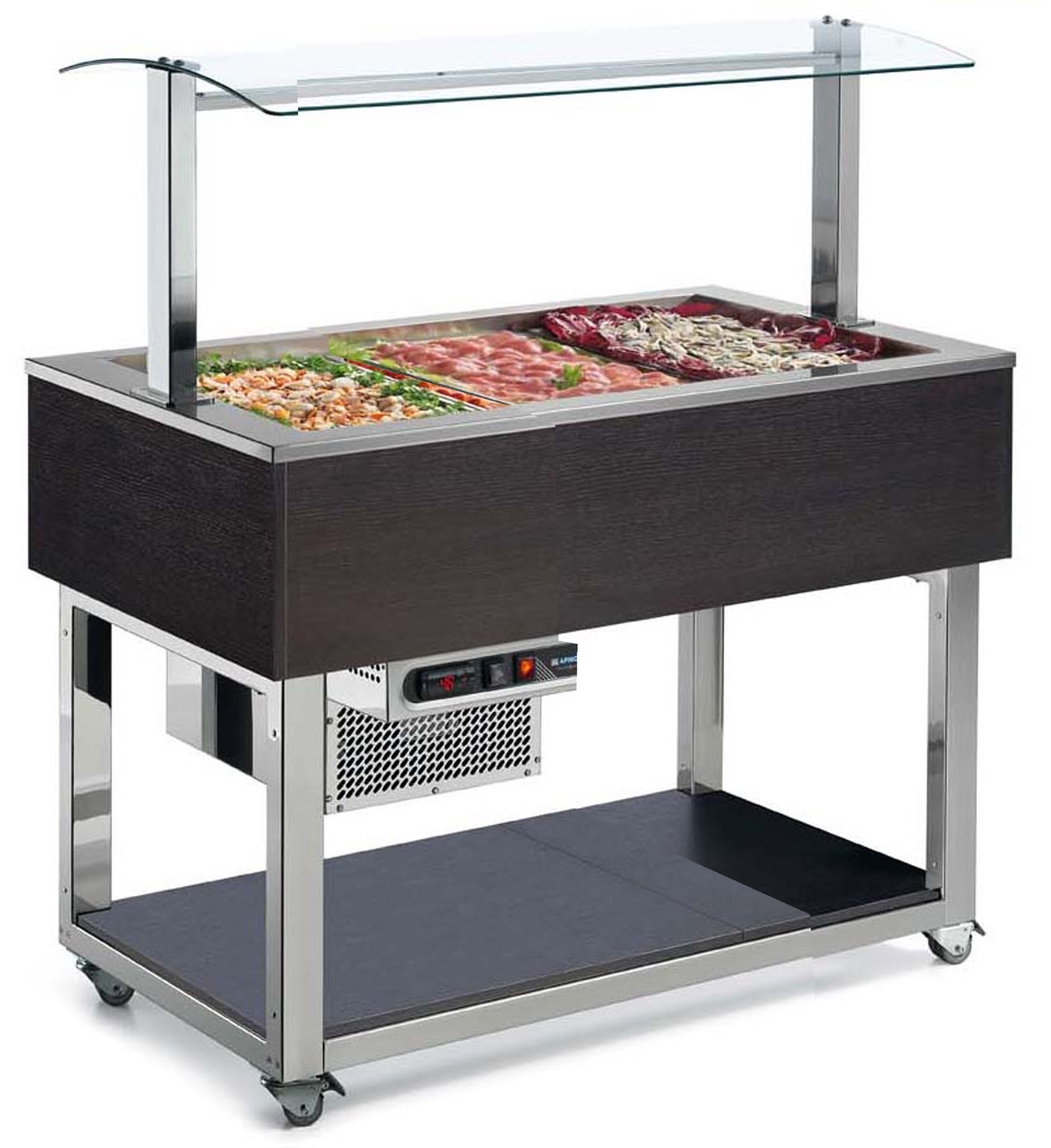 Büfett-Element gekühlte Wanne 1169 mm