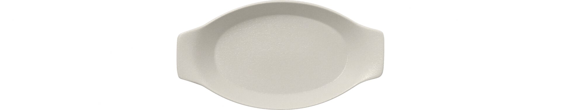 Schale oval mit Griffen 200 x 110 mm / 0,20 l sand