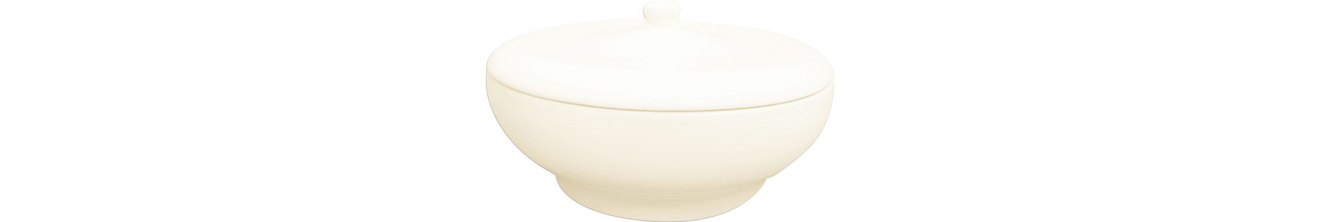 Suppenterrine mit Deckel 150 mm / 0,58 l creme