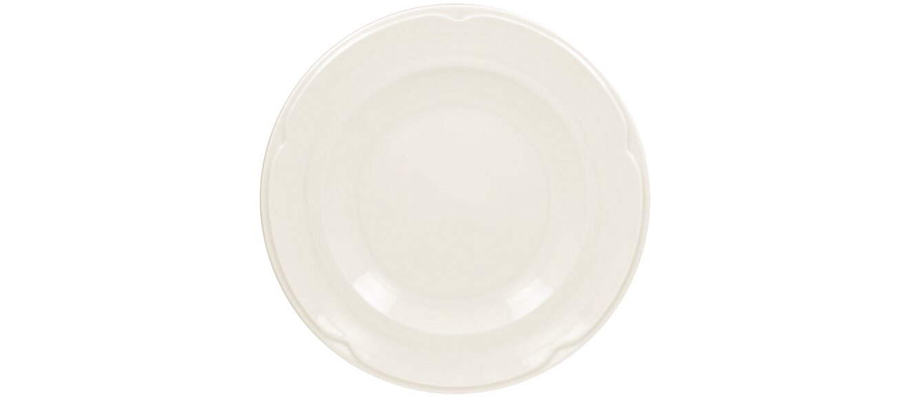 Teller flach 168 mm creme Anna
