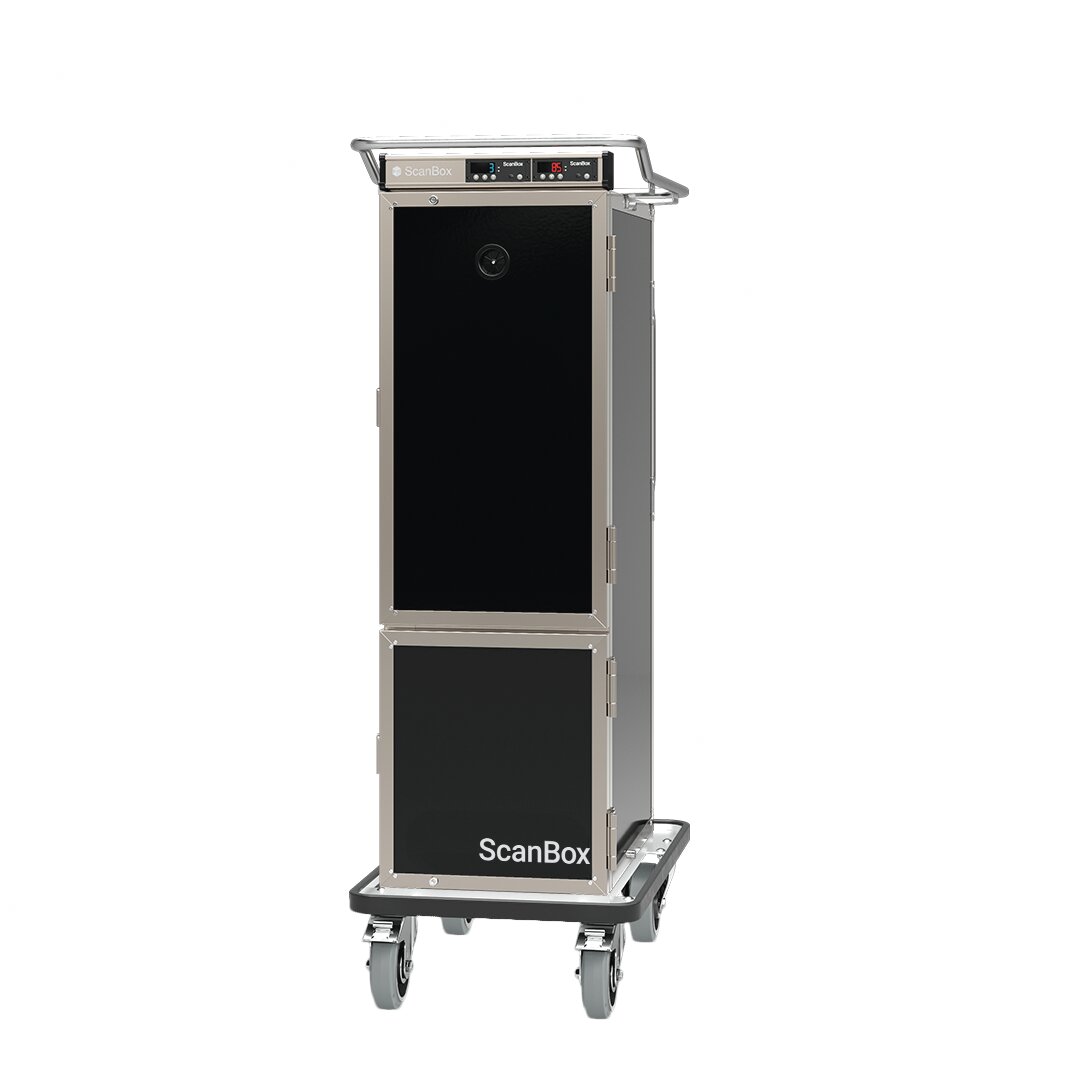 Speisentransportwagen 4 + 8 x GN 1/1-65 gekühlt / beheizt