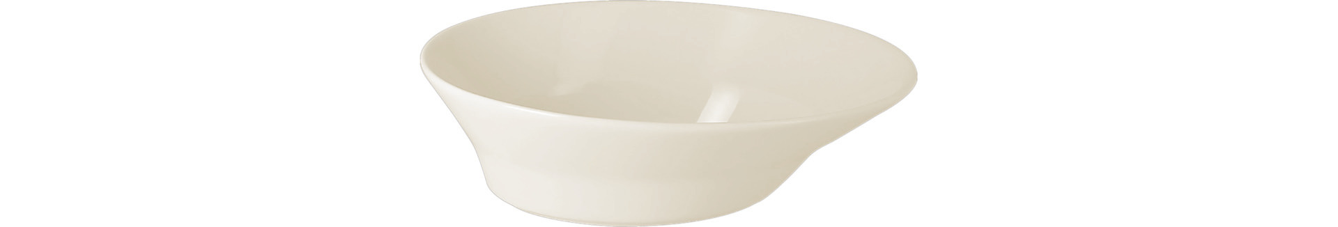 Schale oval 161 x 120 x 48 mm crème