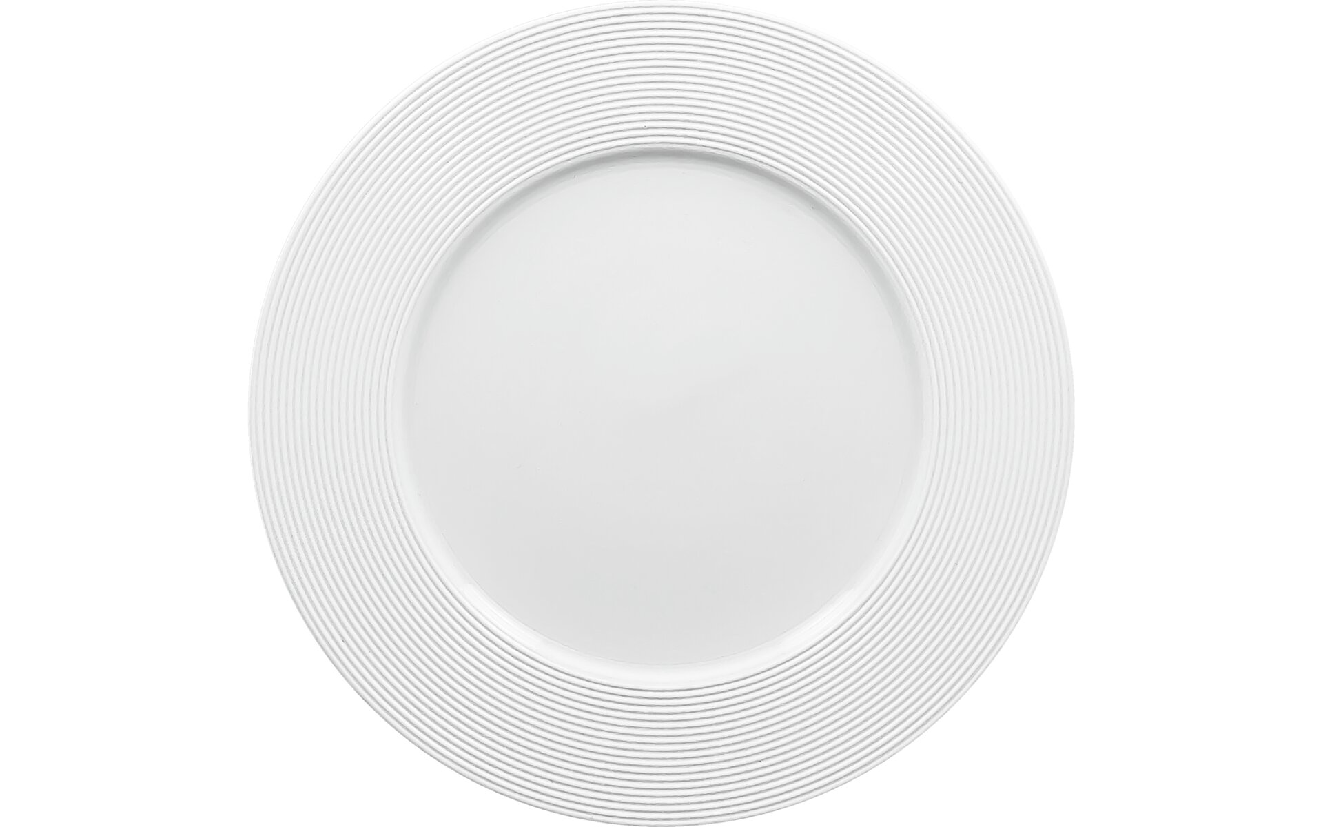 Teller flach 220 mm plain-white Evolution
