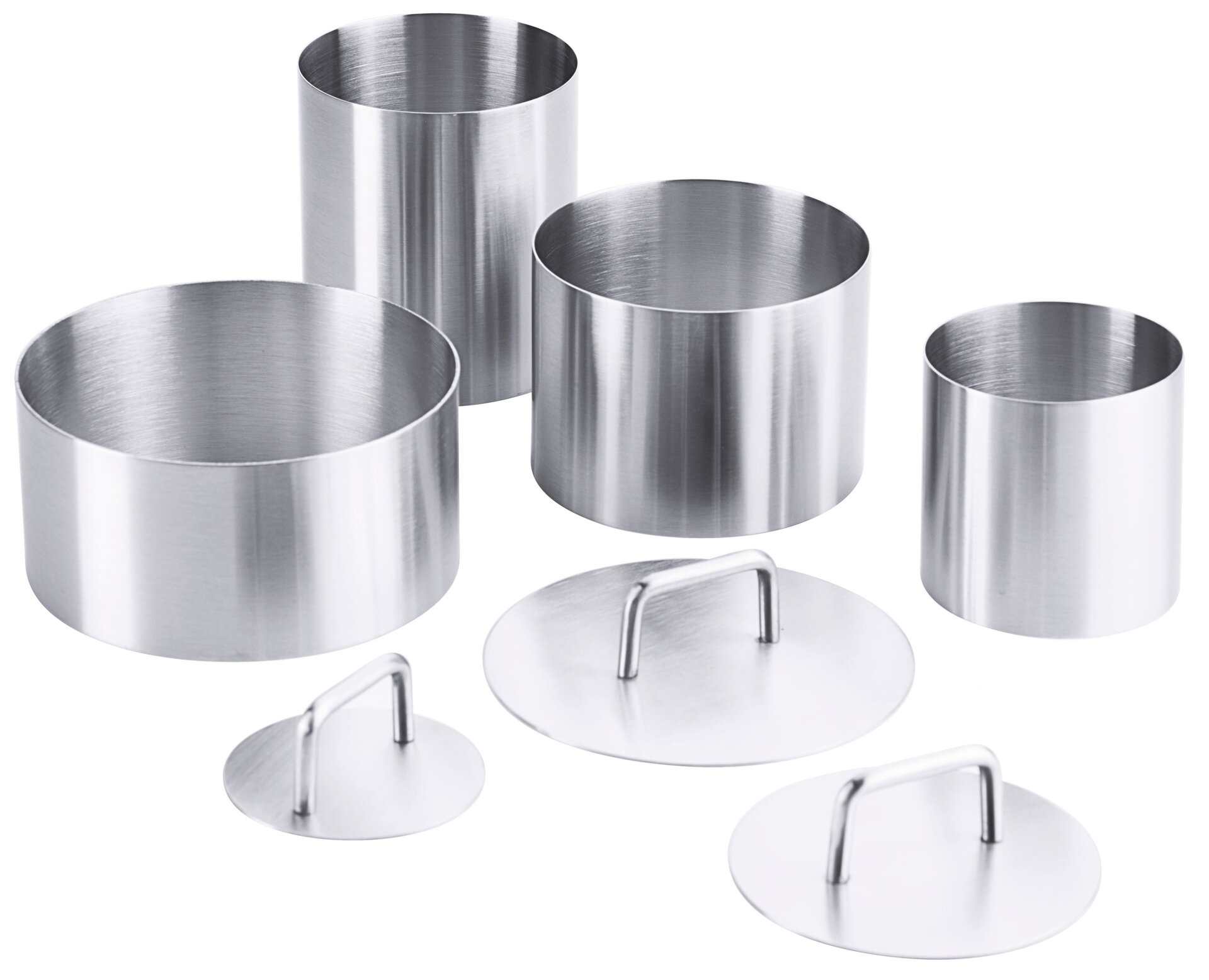 Schaumspeisenring / Runder Ausstecher 80 mm fugenlos seidenmatt poliert