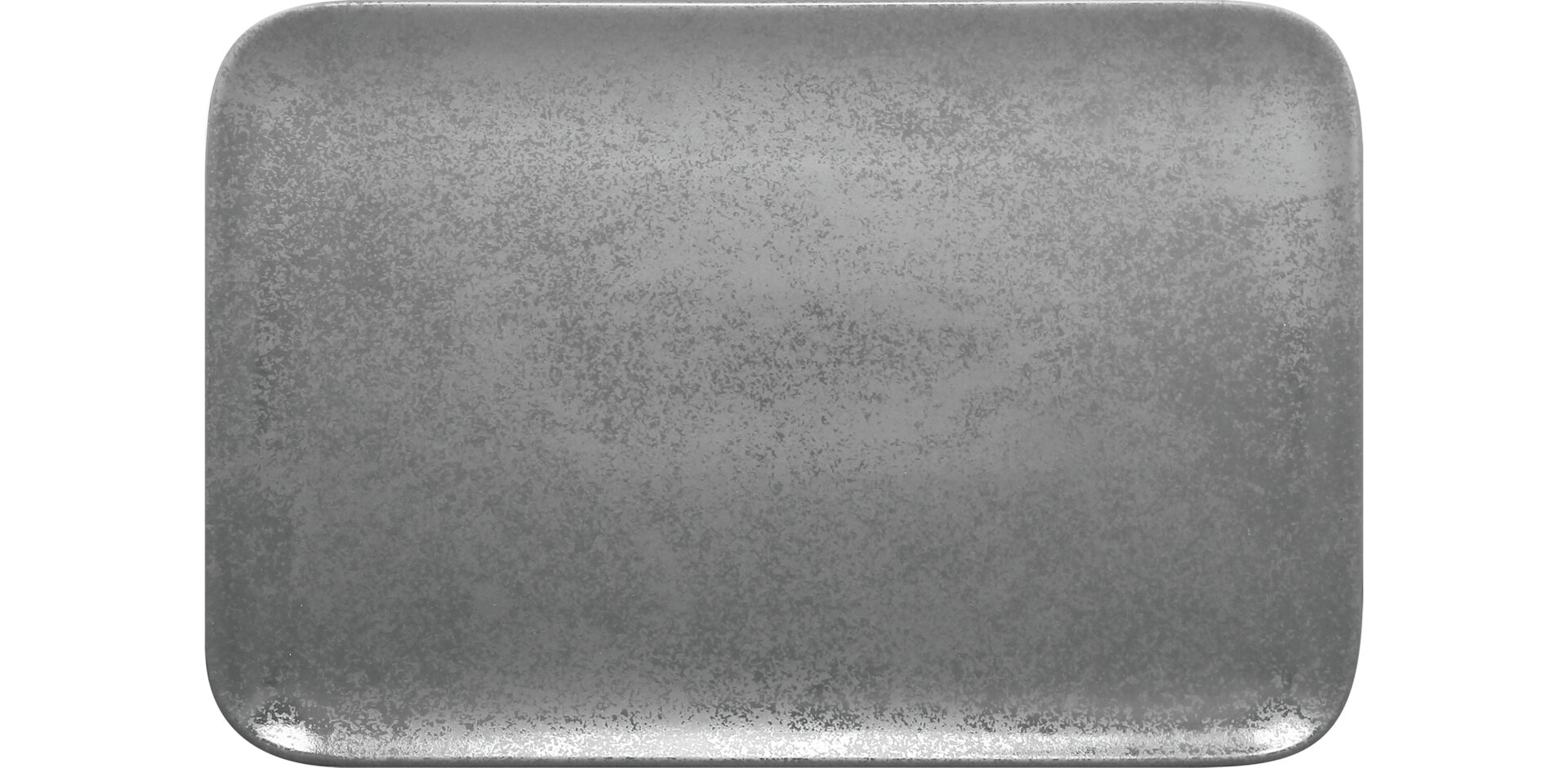 Platte rechteckig 330 x 220 mm grau