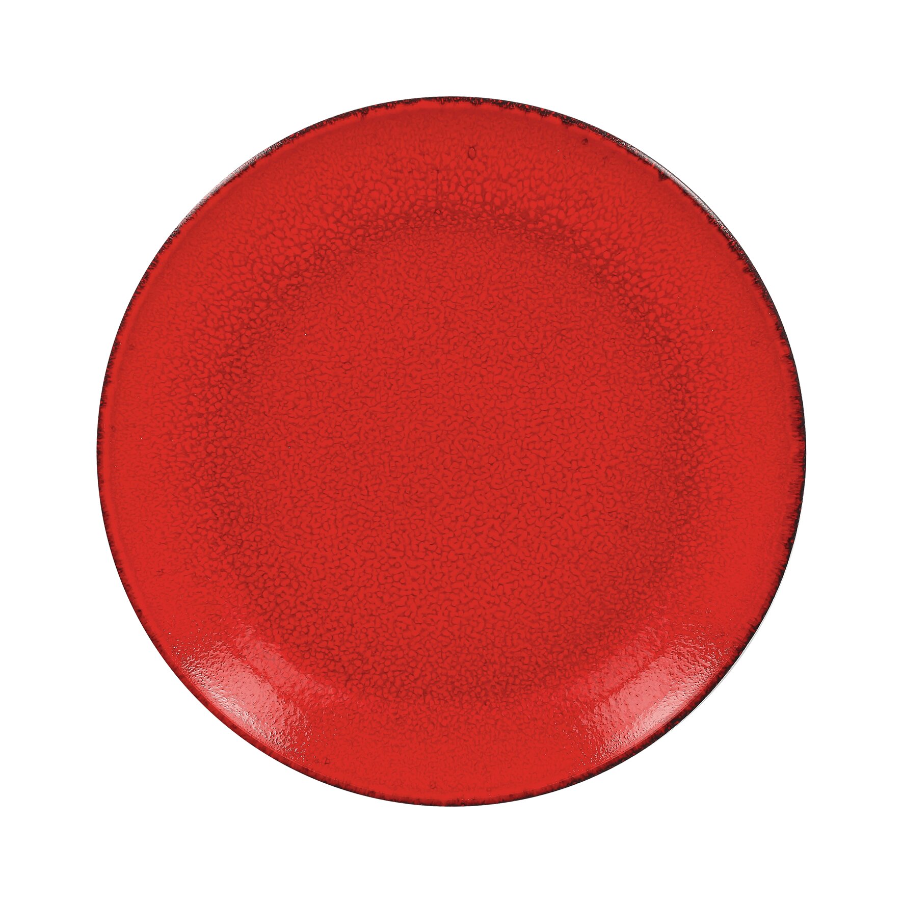Coupteller flach 270 mm rot