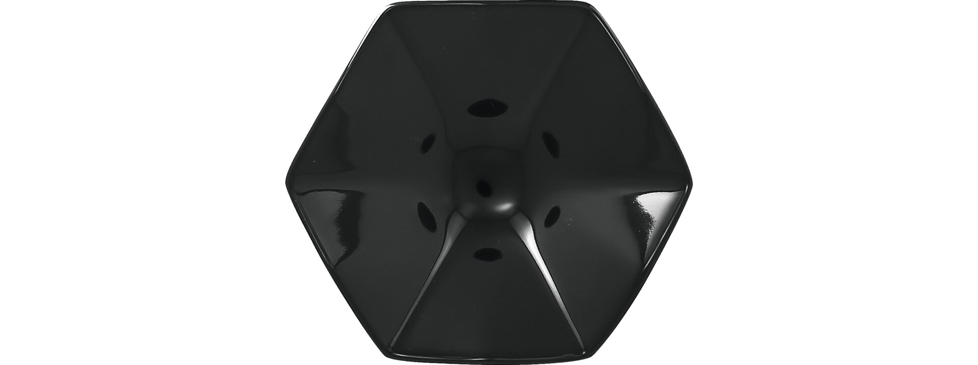 Schale Blumenform 160 x 160 x 50 mm / 0,21 l schwarz Aurea