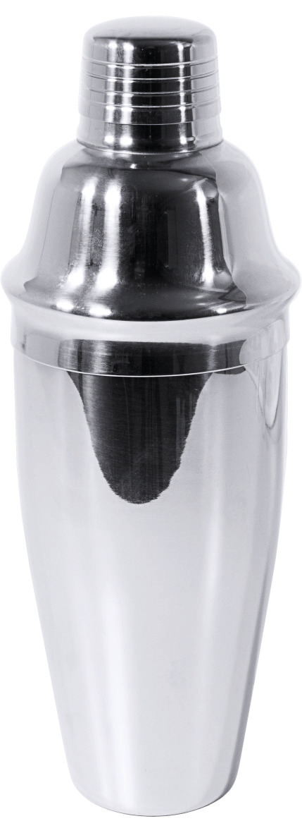 Cocktailshaker Cobbler 3-tlg. 0,70 l / 235 mm hoch hochglänzend dichtschließend