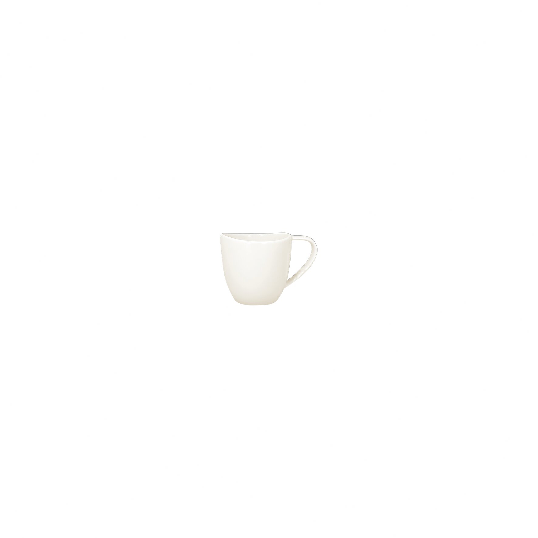 Espressotasse swirls 0,09 l plain-white