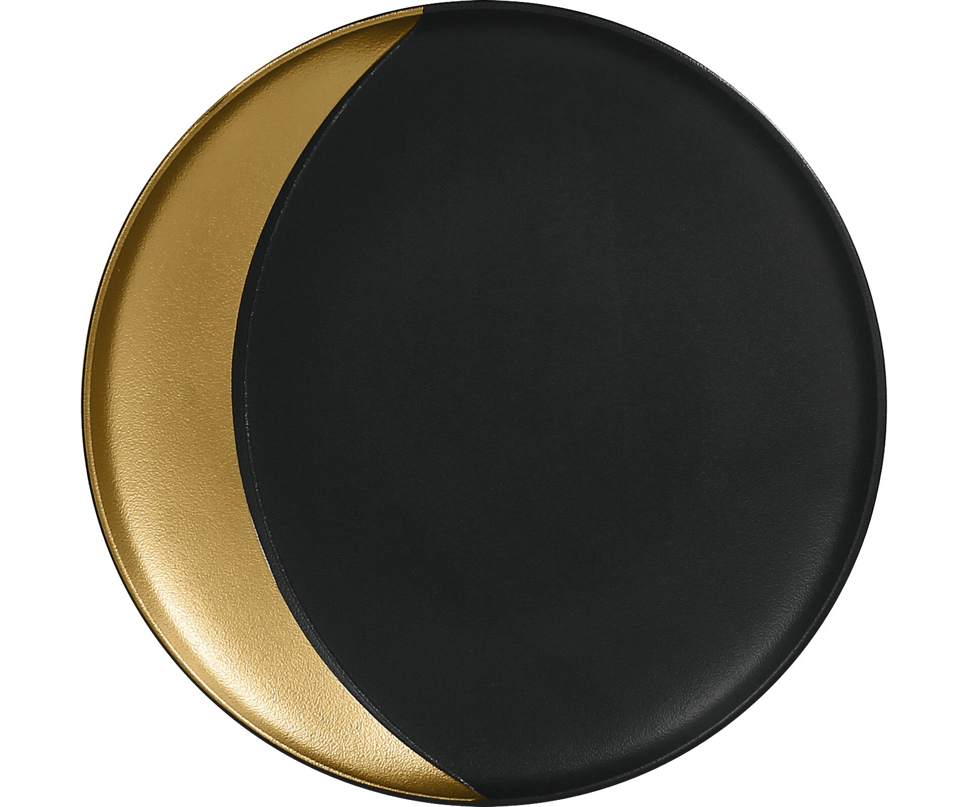 Teller tief 270 mm black-gold Metalfusion