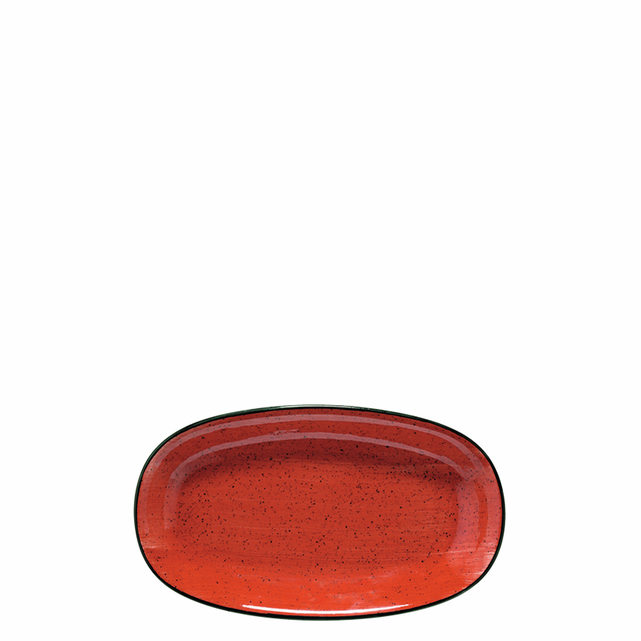 Platte oval Gourmet 192 x 111 mm Aura Passion