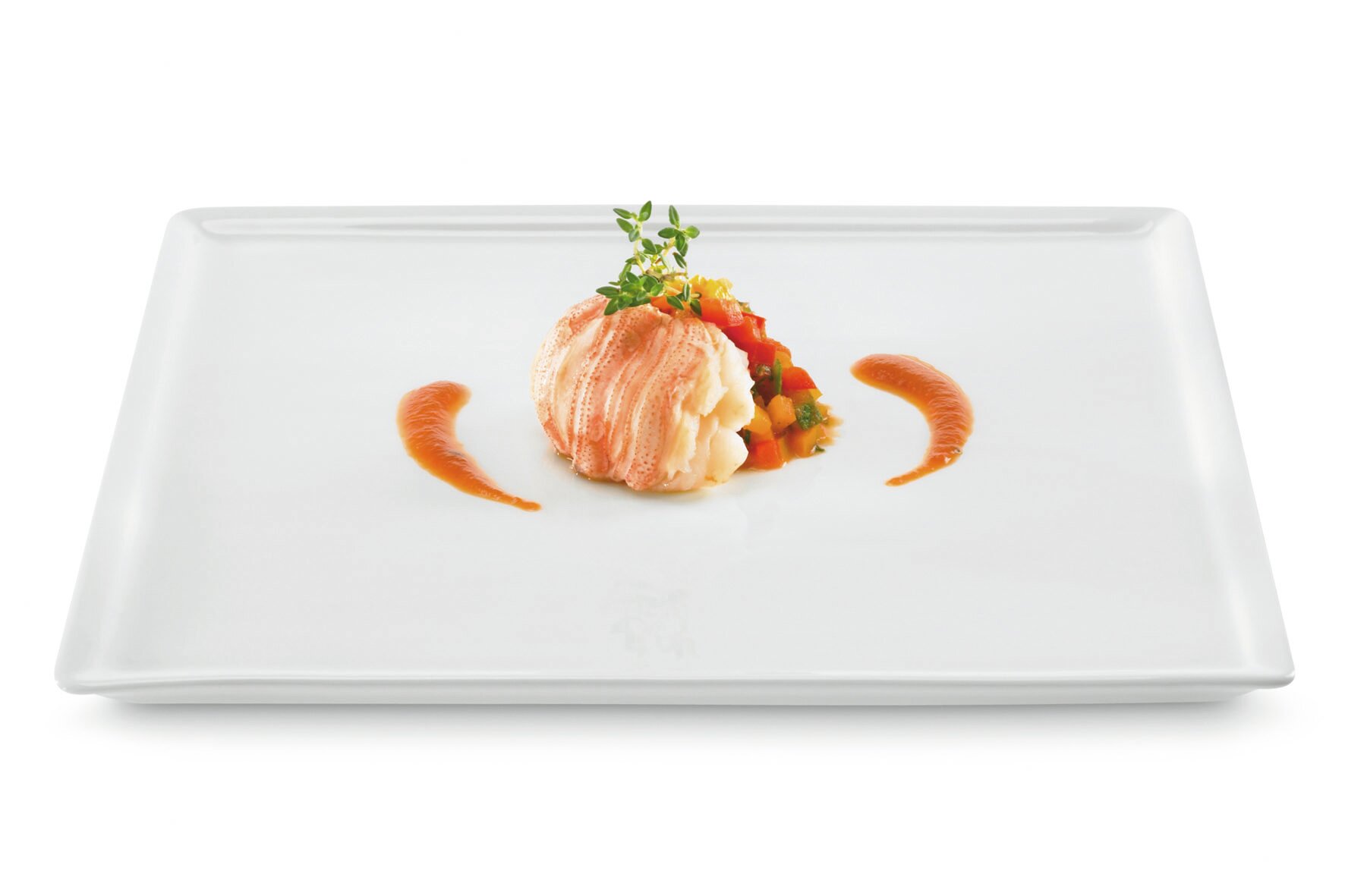Teller Ginger quadratisch 270 x 270 mm crème