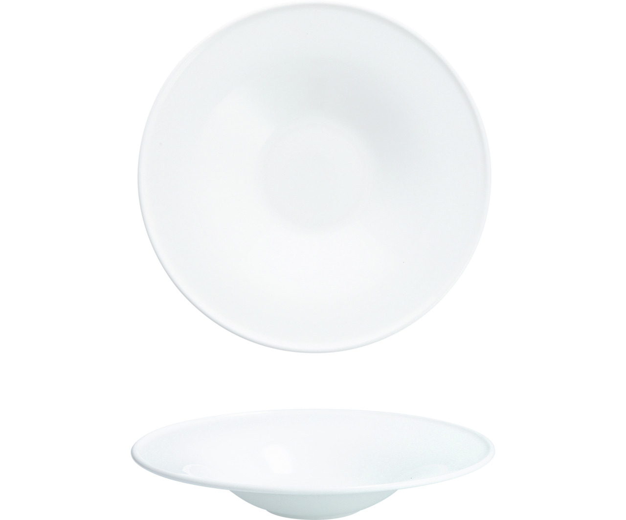 Teller tief 233 mm / 0,47 l weiß Purio