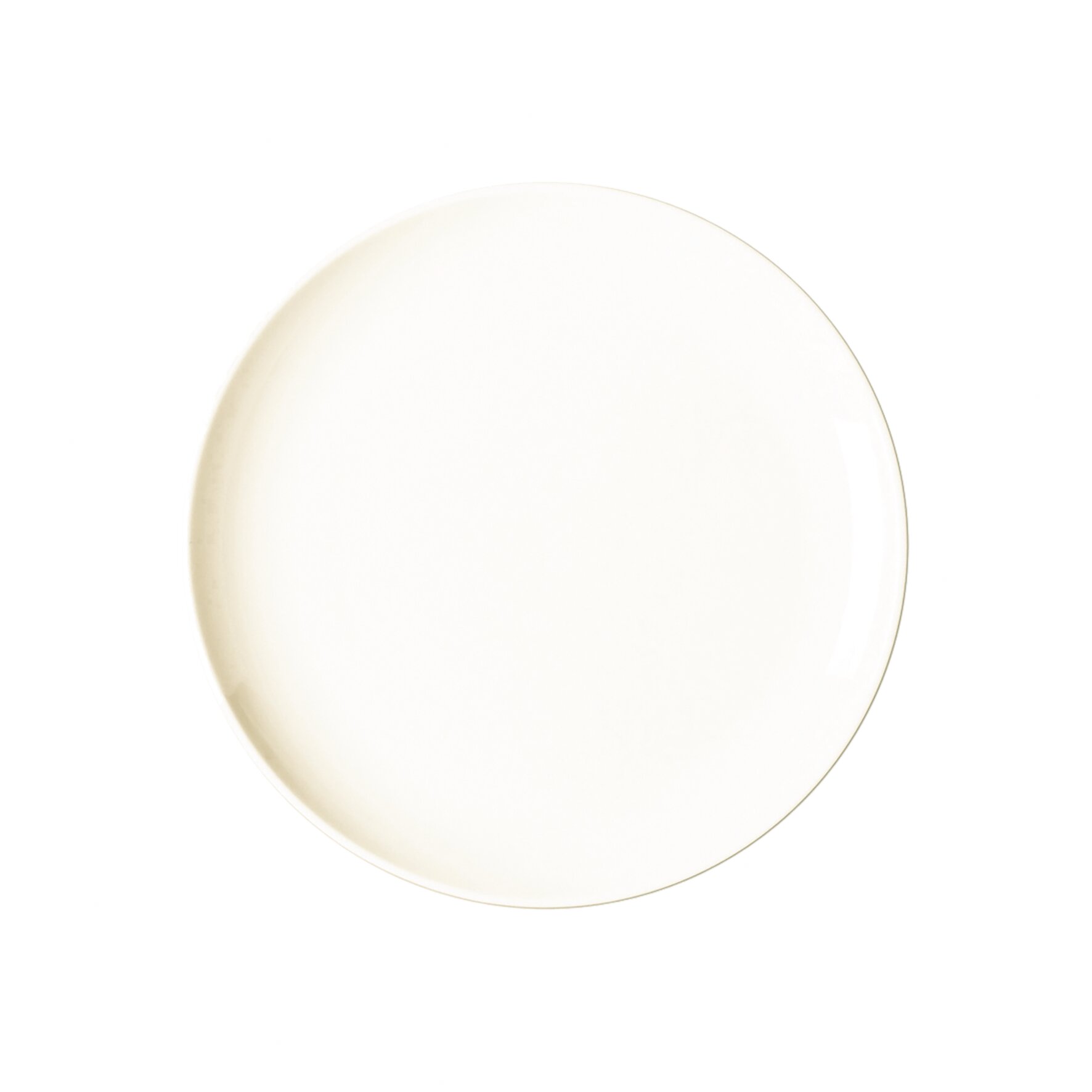 Coupteller flach 240 mm plain-white Nano