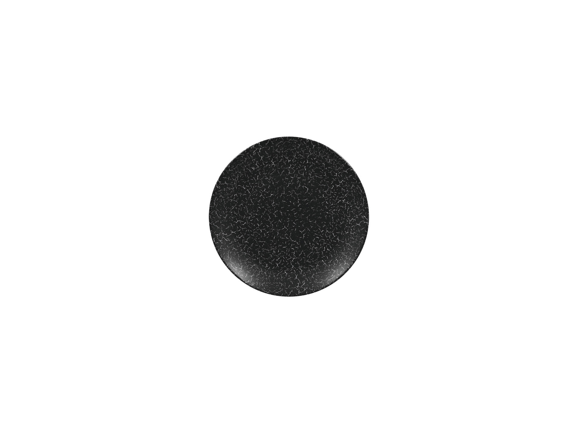 Coupteller flach 150 mm schwarz