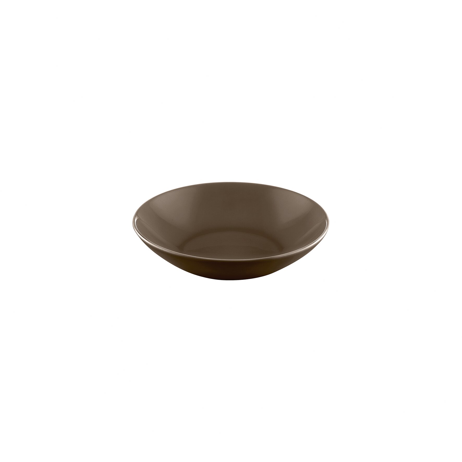 Coupteller tief 180 mm / 0,52 l dark brown uni