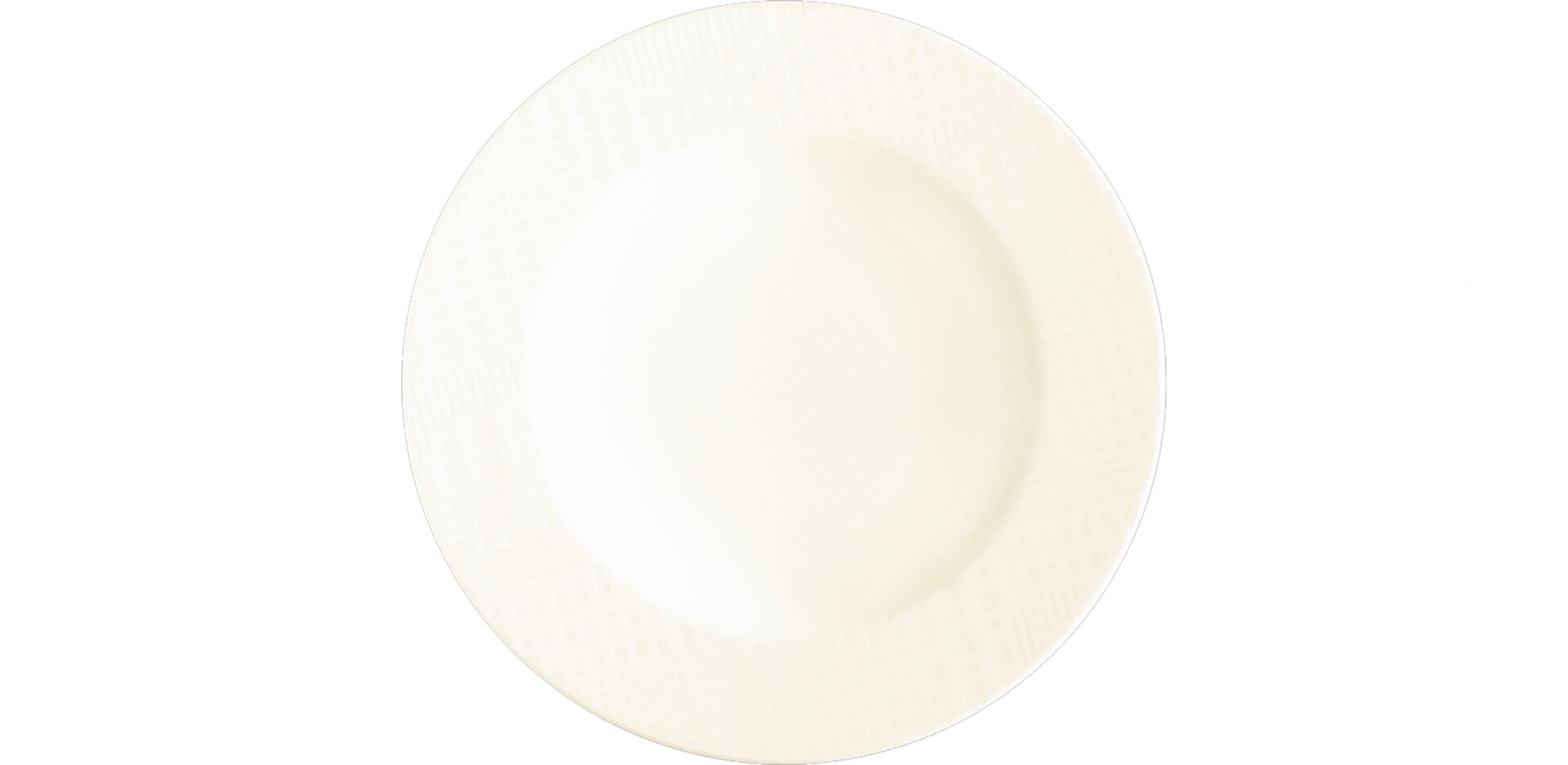 Teller flach 210 mm crème