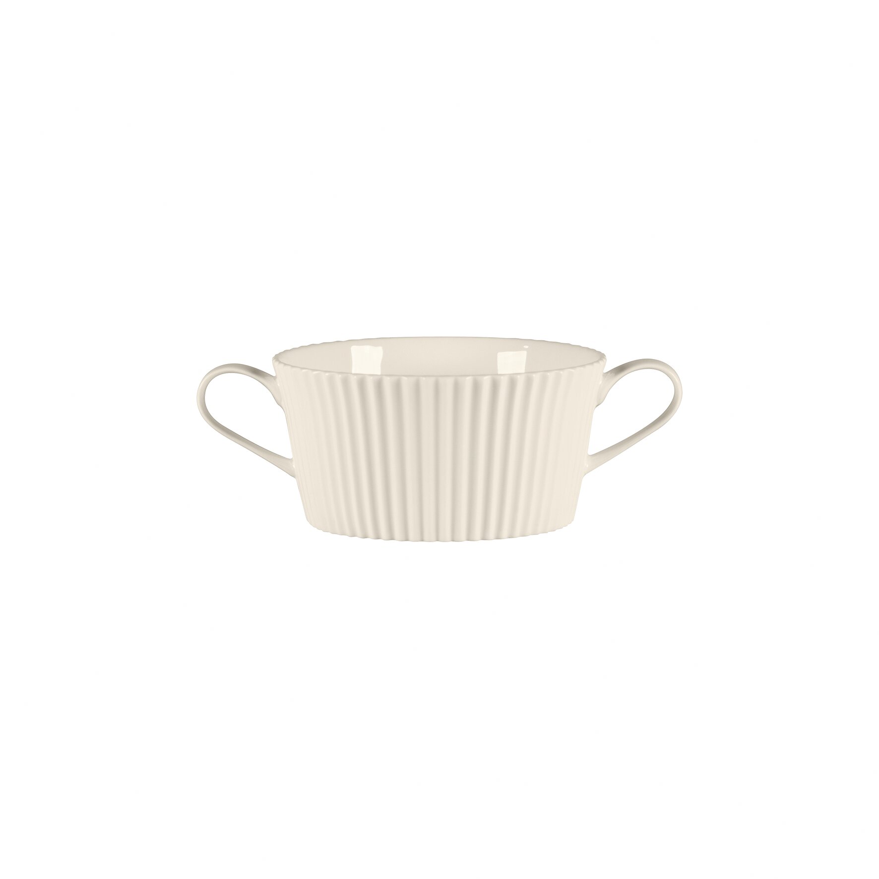 Suppentasse mit 2 Henkeln 118 mm / 0,37 l weiß Spectra