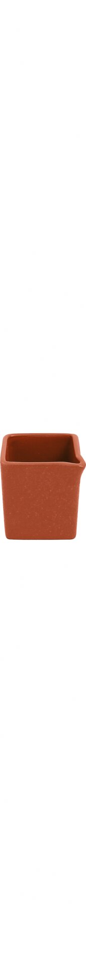 Sauciere / Milchkännchen quadratisch 53 x 53 x 58 mm / 0,08 l terra Neofusion