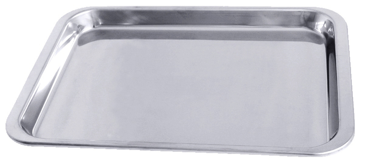 Ausstell-Tablett 285 x 185 x 17 mm gebogener Rand hochglänzend
