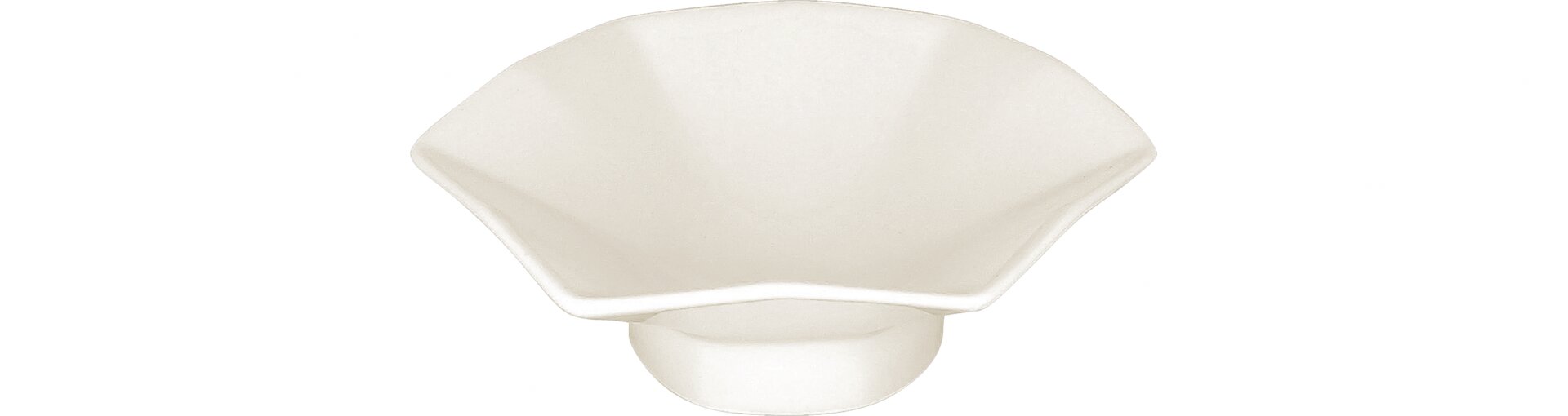 Schale Blumenform 160 x 160 x 50 mm / 0,21 l plain-white Aurea