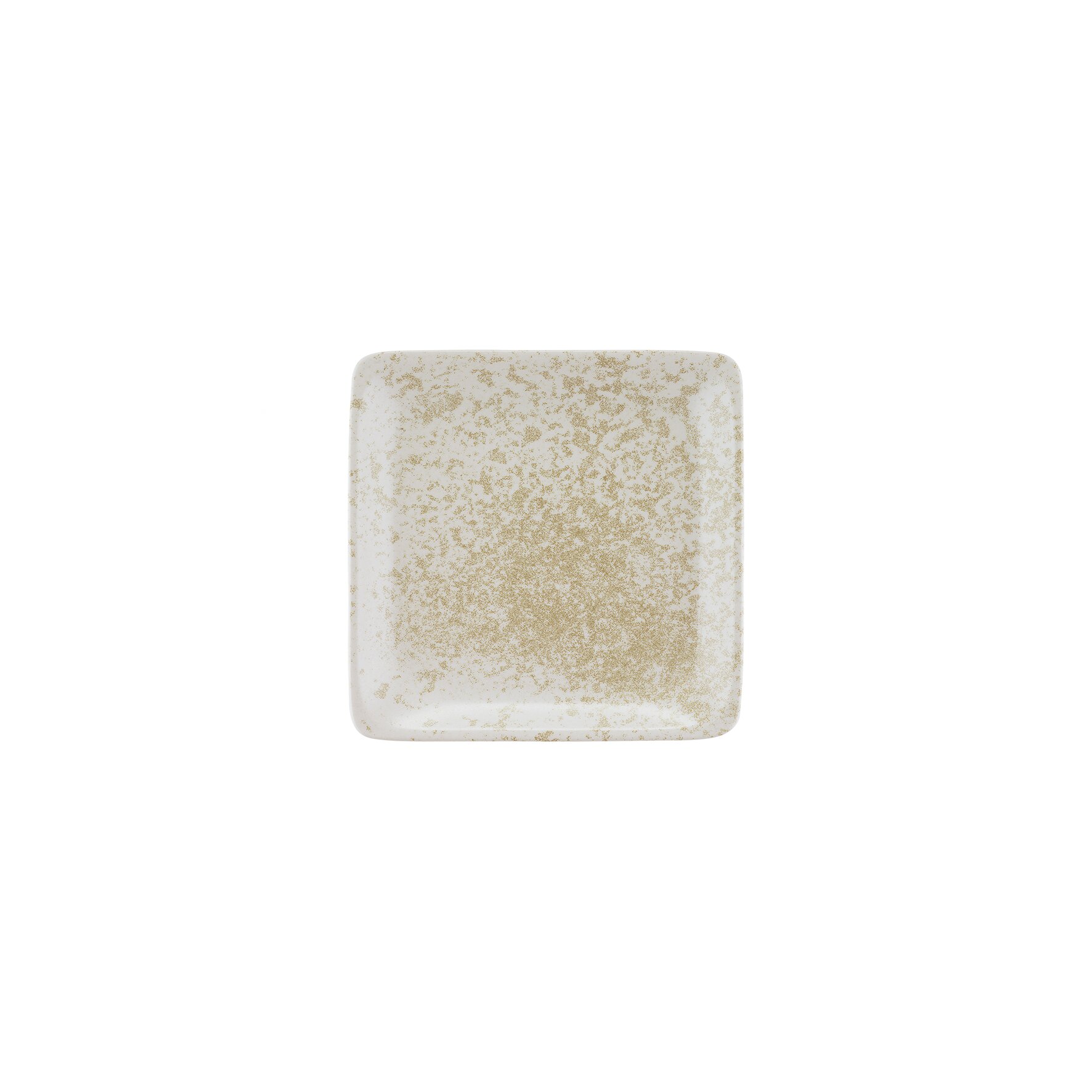 Teller flach quadratisch 152 x 152 mm beige