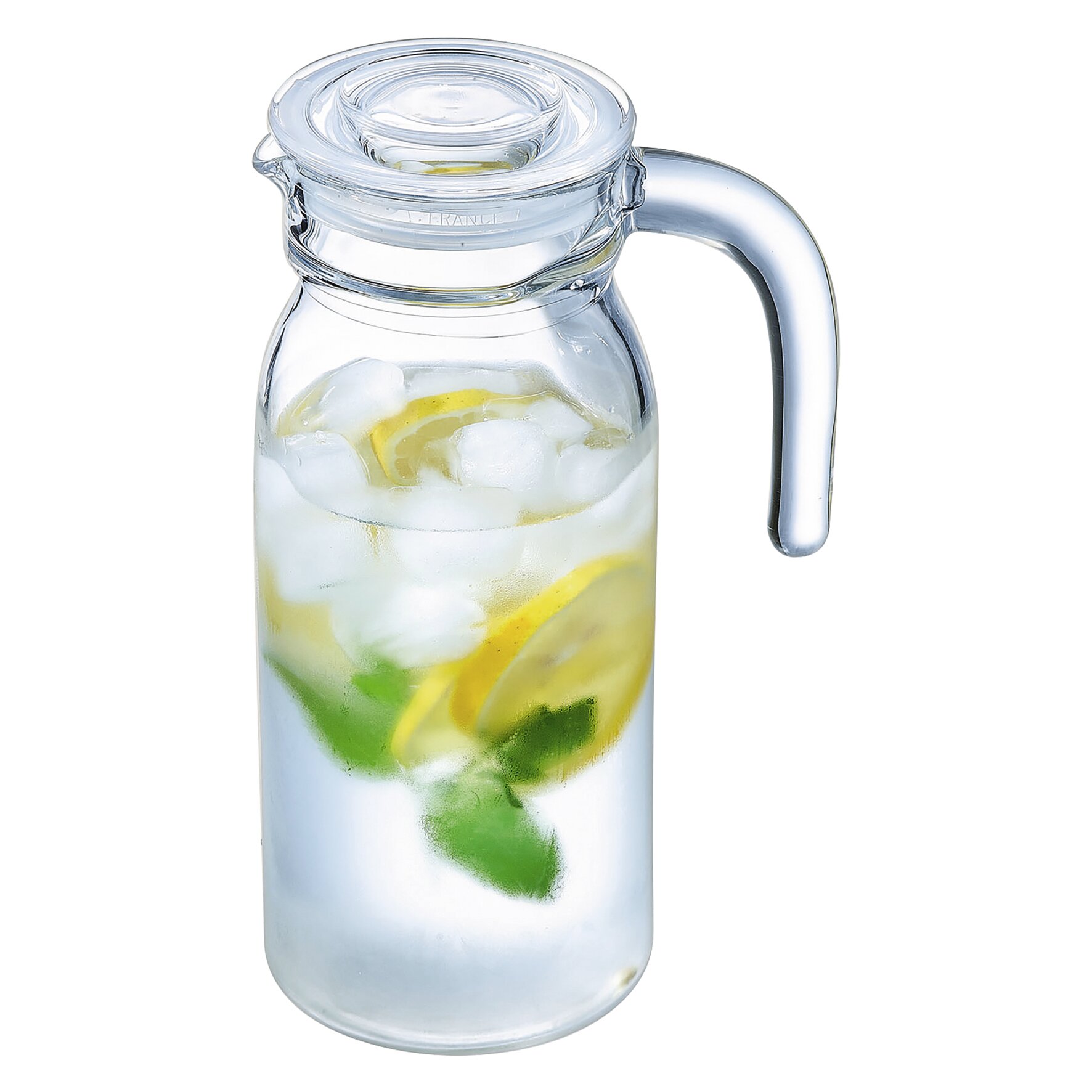 Krug mit Glasdeckel 1,00 l Spring