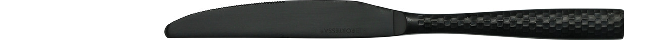 Dessertmesser Monobloc 214 mm schwarz matt Lucca Facet schwarz