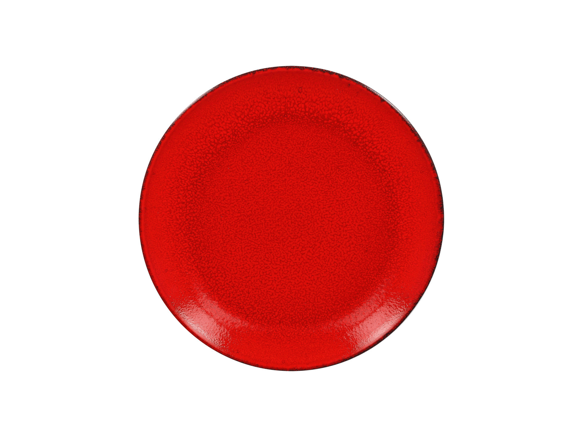 Coupteller flach 270 mm rot