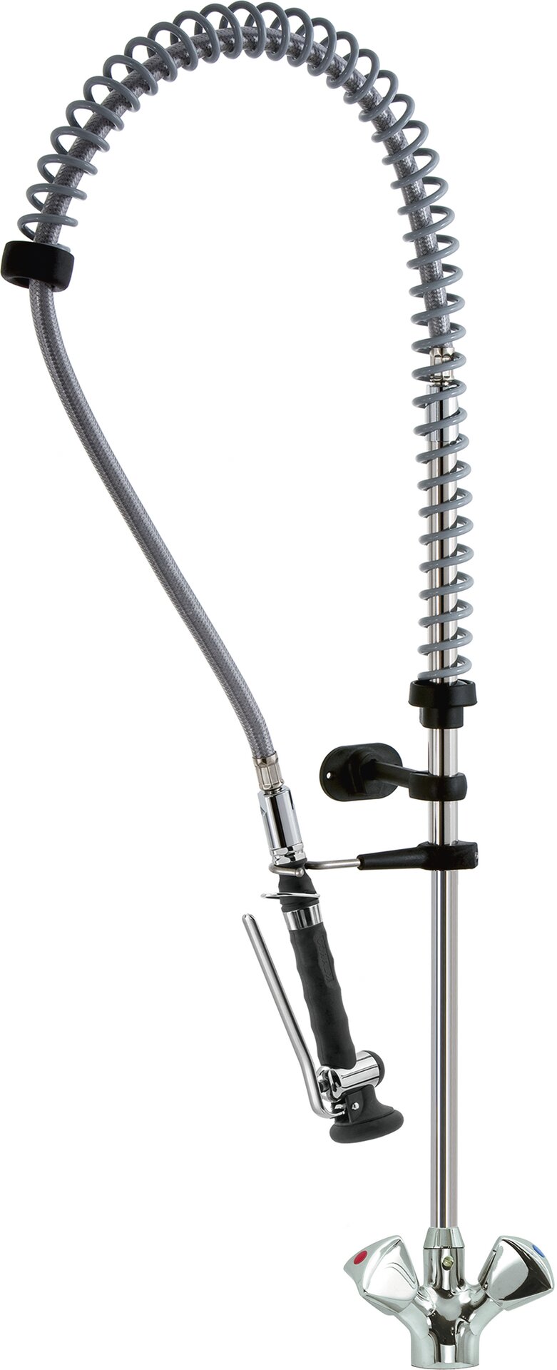 Geschirrwaschbrause mit Einloch- Mischbatterie H=1100 mm