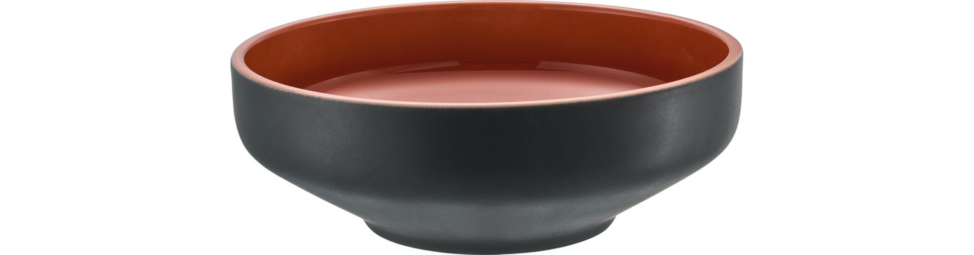 Bowl 190 mm / 1,00 l terrakotta / anthrazit Shiro Komodo