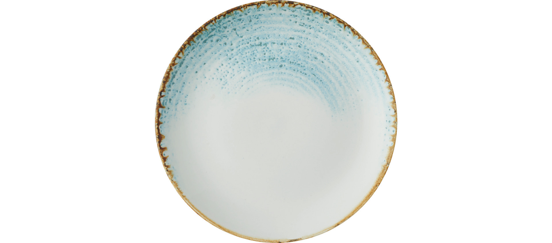 Coupeteller flach 165 mm Homespun Accents Aquamarine