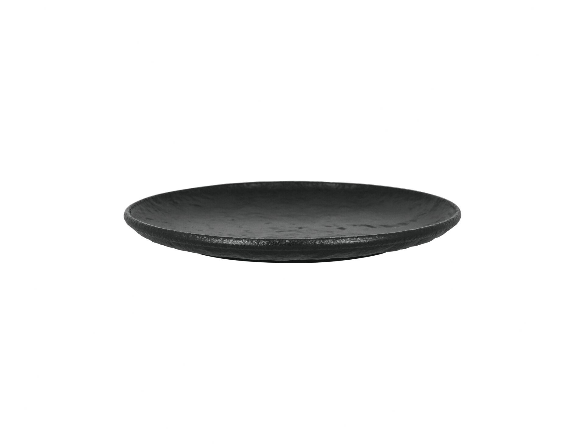 Coupteller flach rund 300 mm schwarz