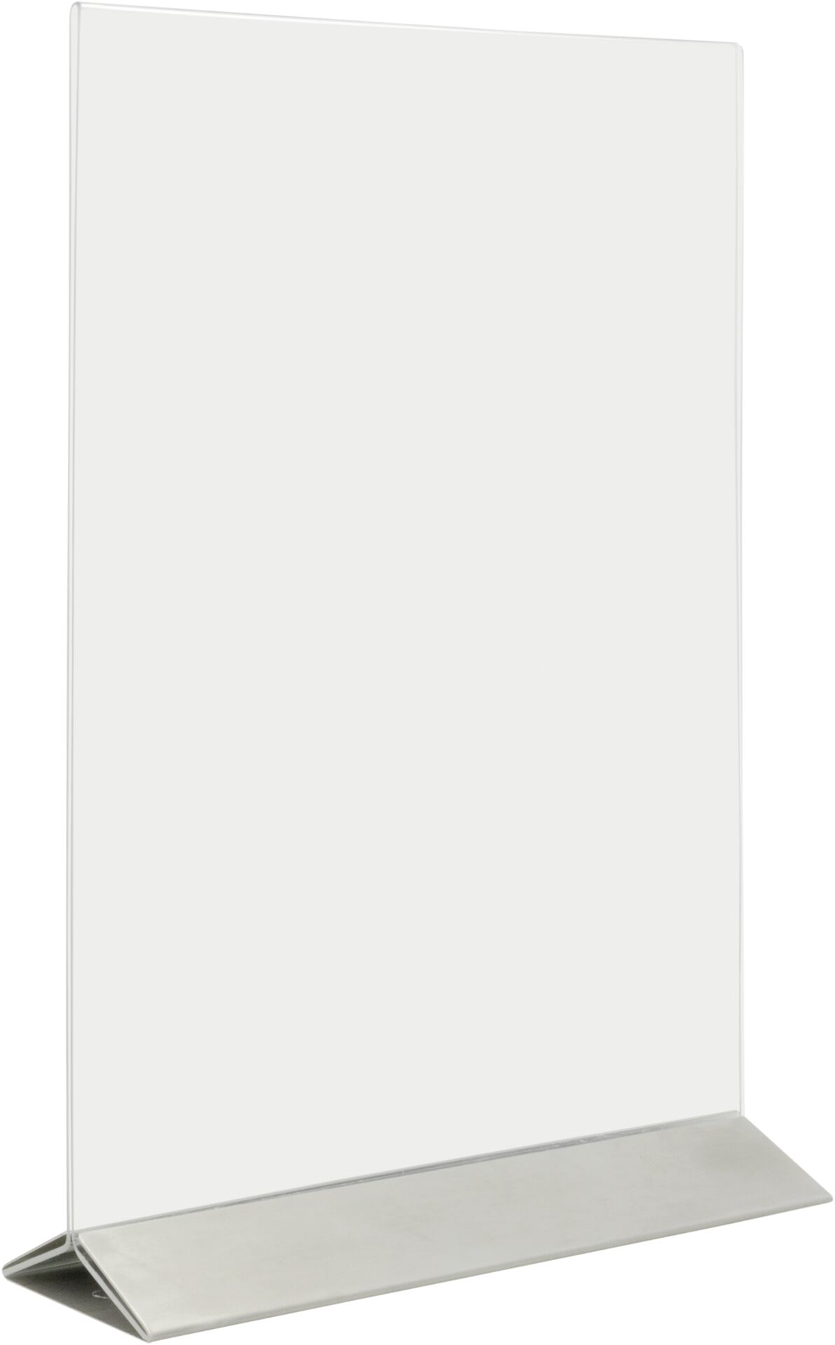 Kartenhalter mit Edelstahlfuß A5