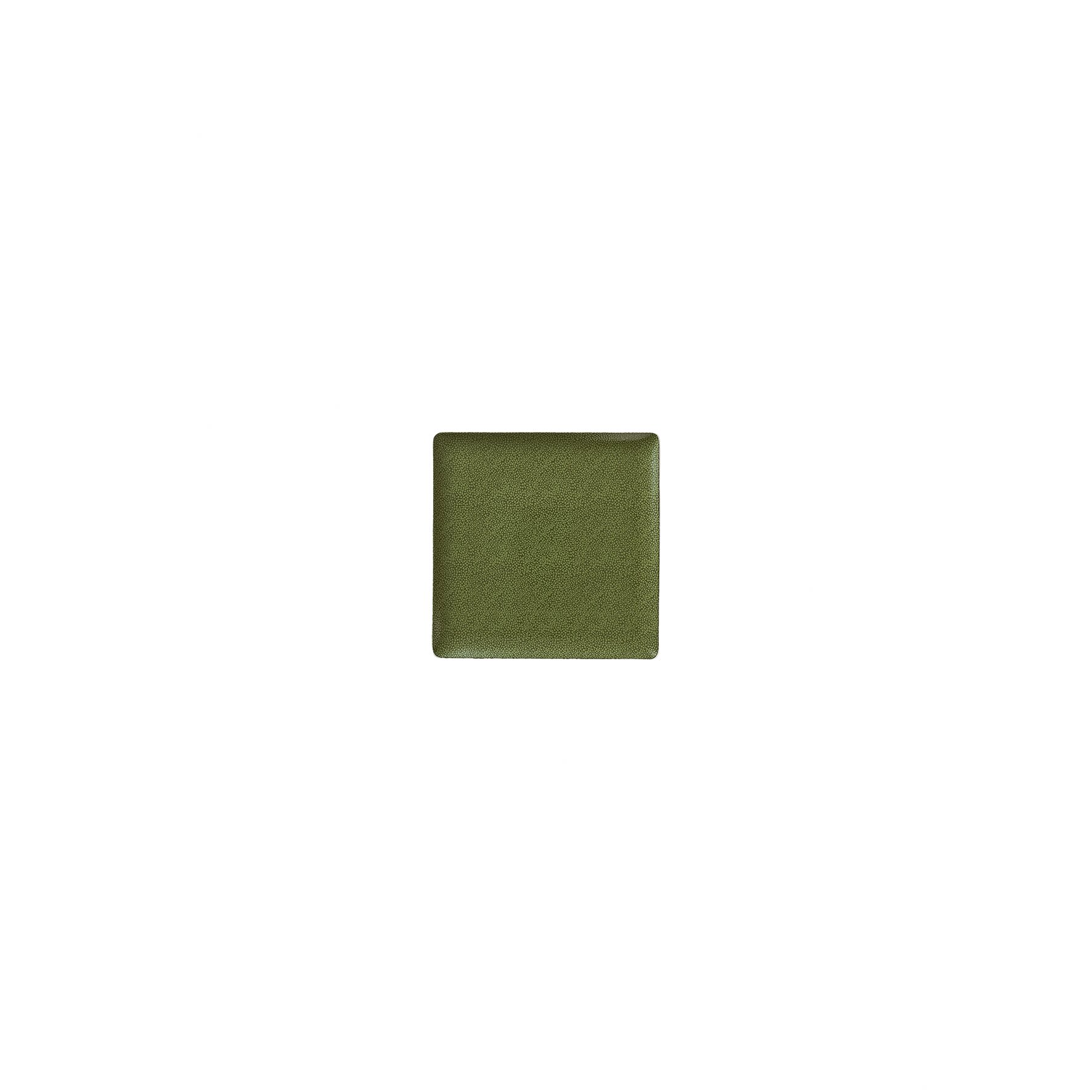 Coupteller flach quadratisch 88 x 88 mm grün