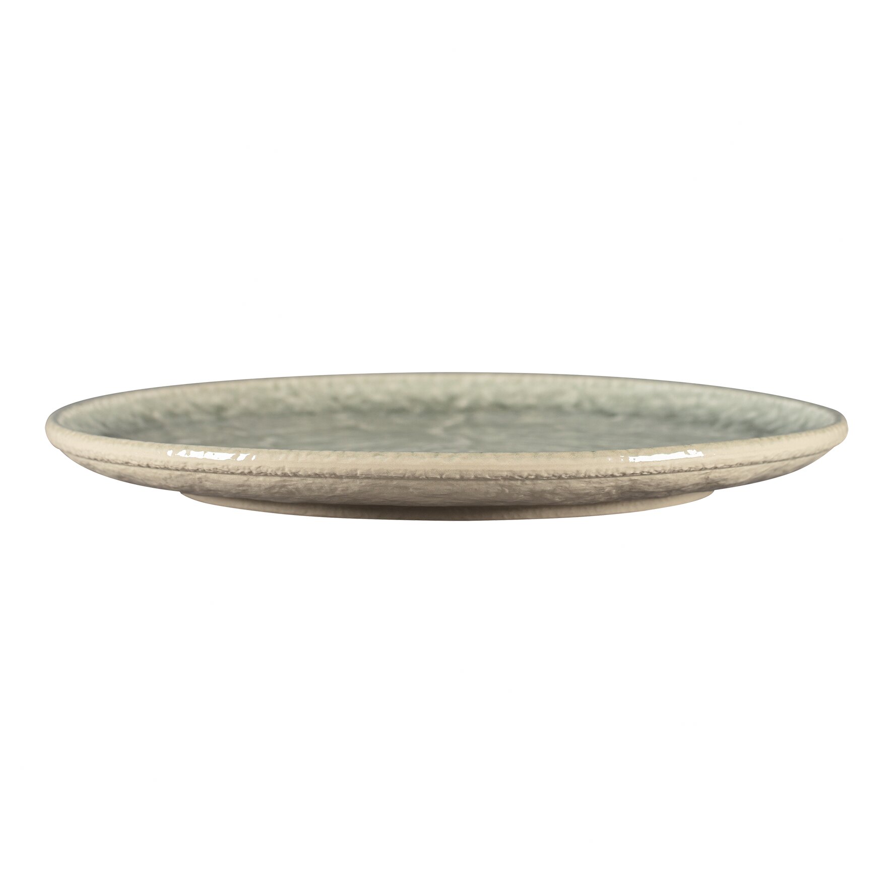 Coupteller flach rund 301 mm Celadon green Krush Celadon Green