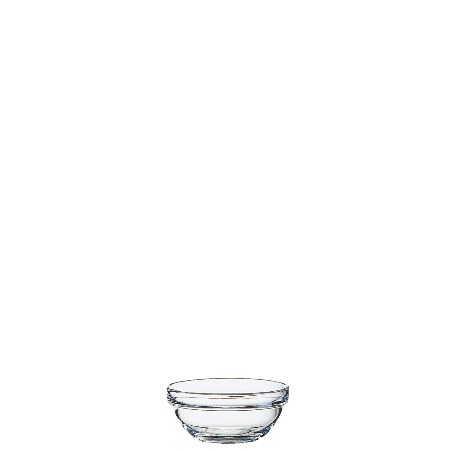 Stapelschale 105 mm / 0,21 l transparent