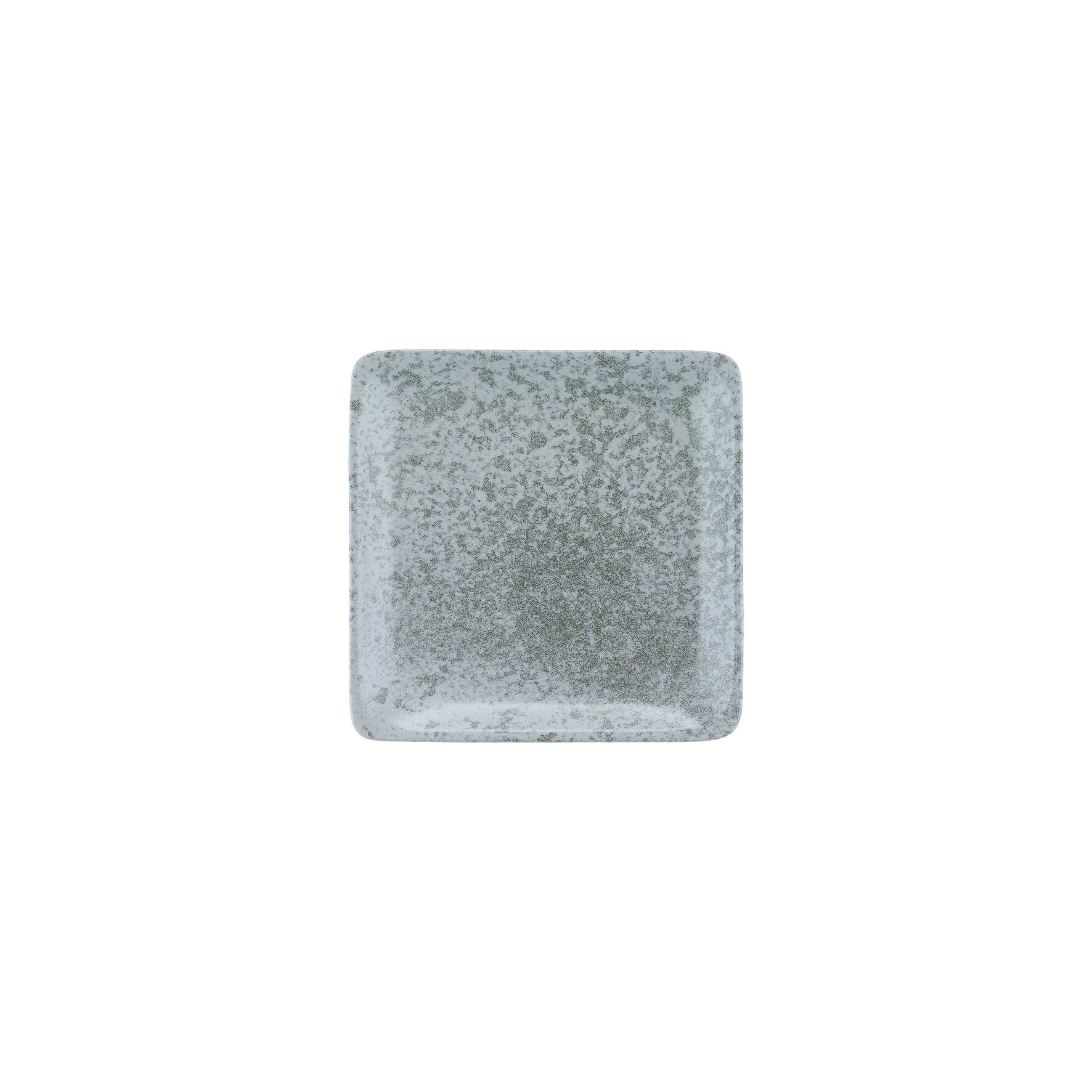 Teller flach quadratisch 152 x 152 mm gray