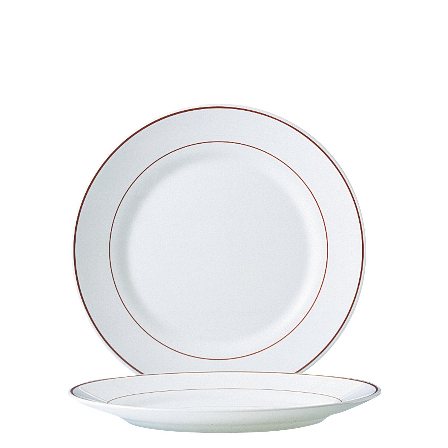 Teller flach 235 mm bordeaux
