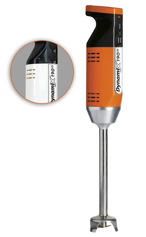 Stabmixer Dynamix V2 190 mm /  2 Geschwindigkeiten orange / schwarz