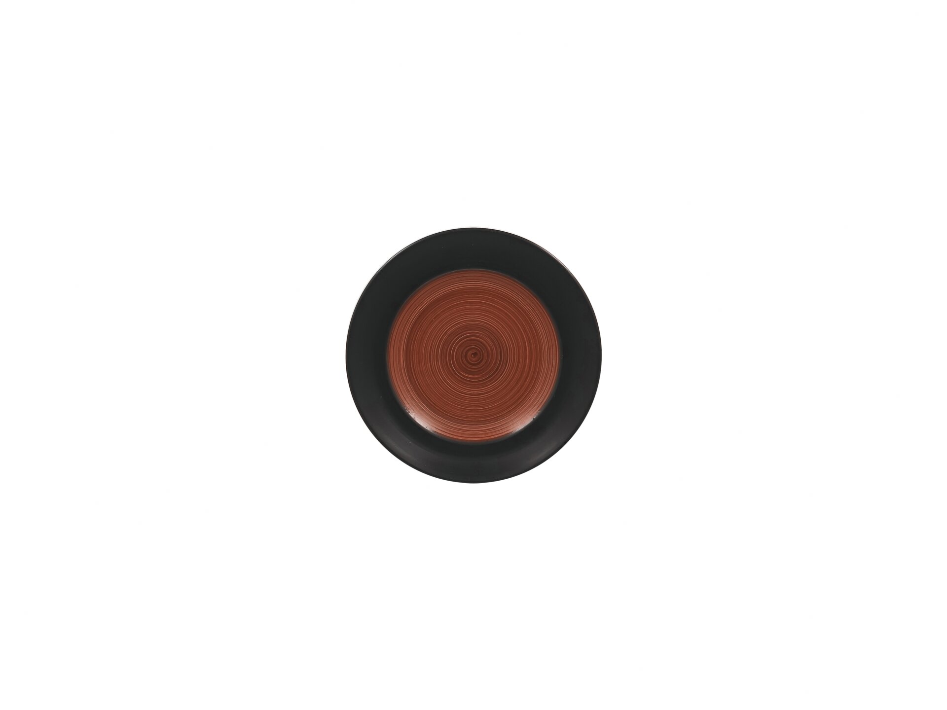 Teller flach rund 150 mm walnut