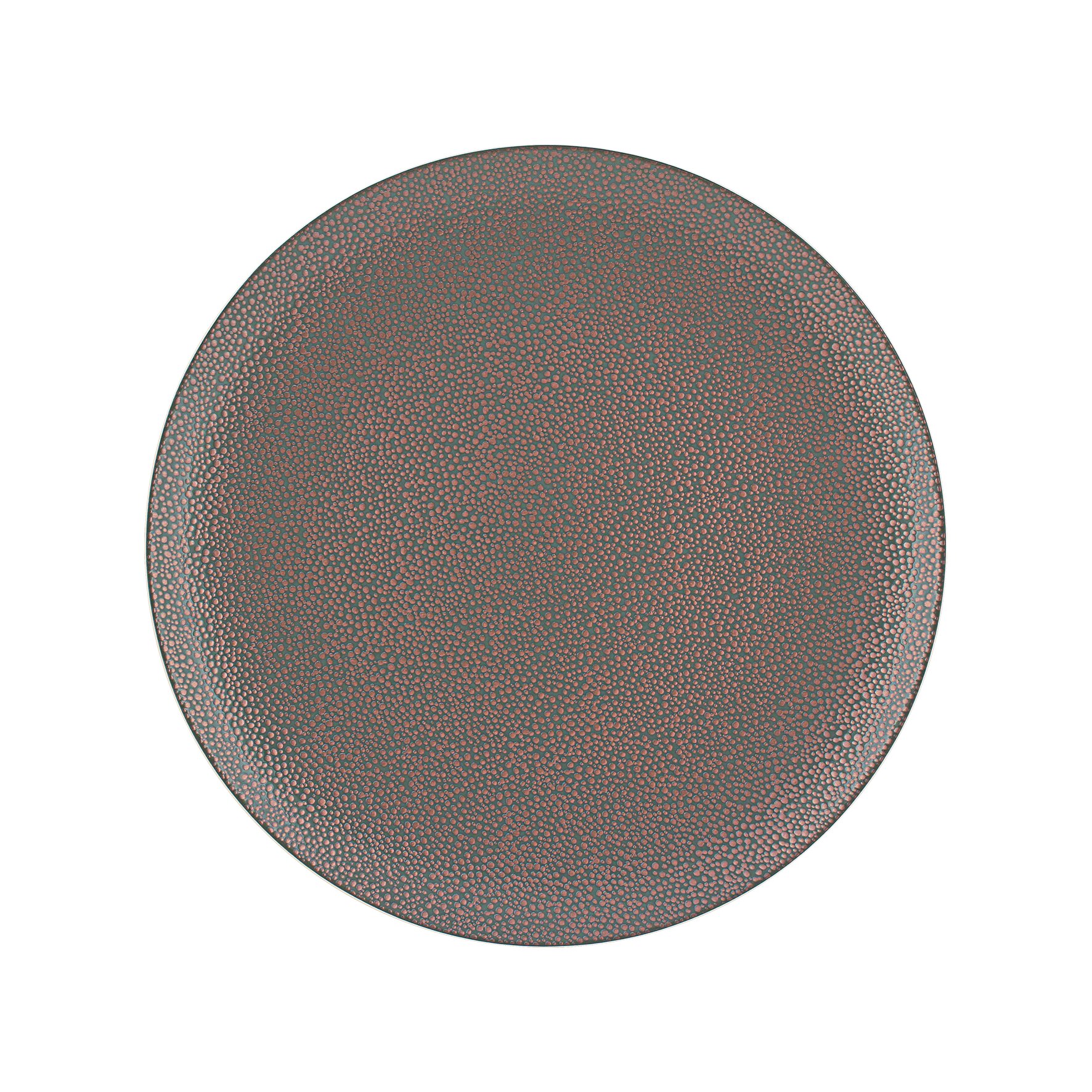 Coupteller flach rund 308 mm metallic copper