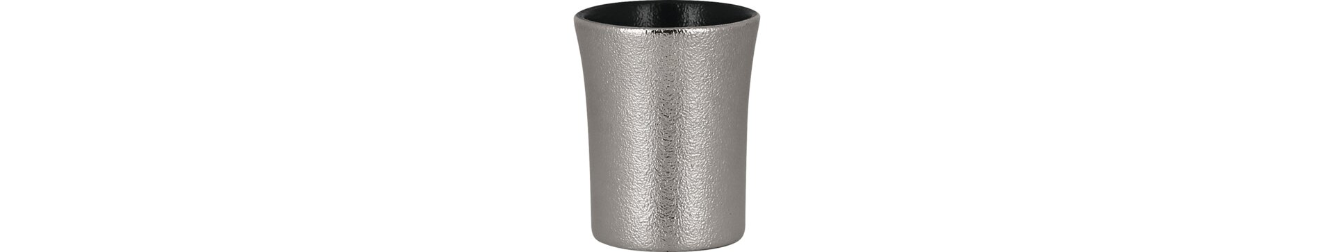 Tasse ohne Henkel 60 mm / 0,09 l silver