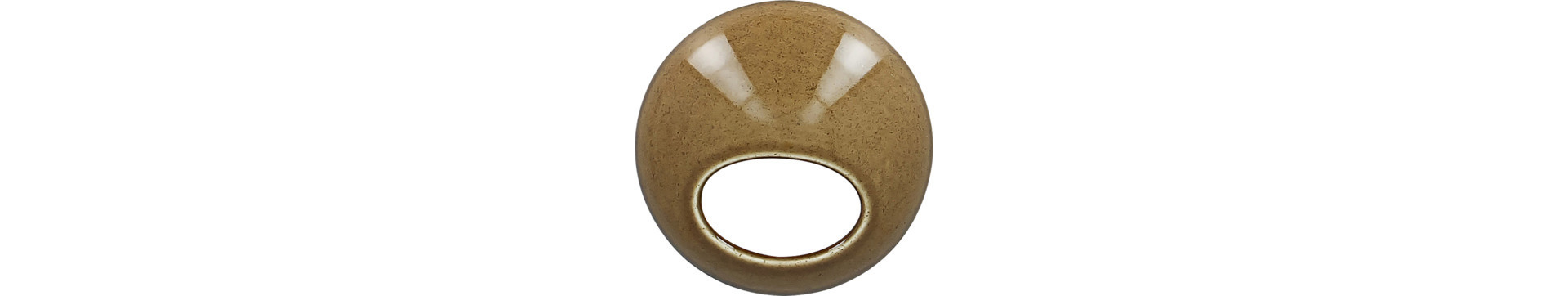 Deckel gewölbt ashore 85 mm caramel
