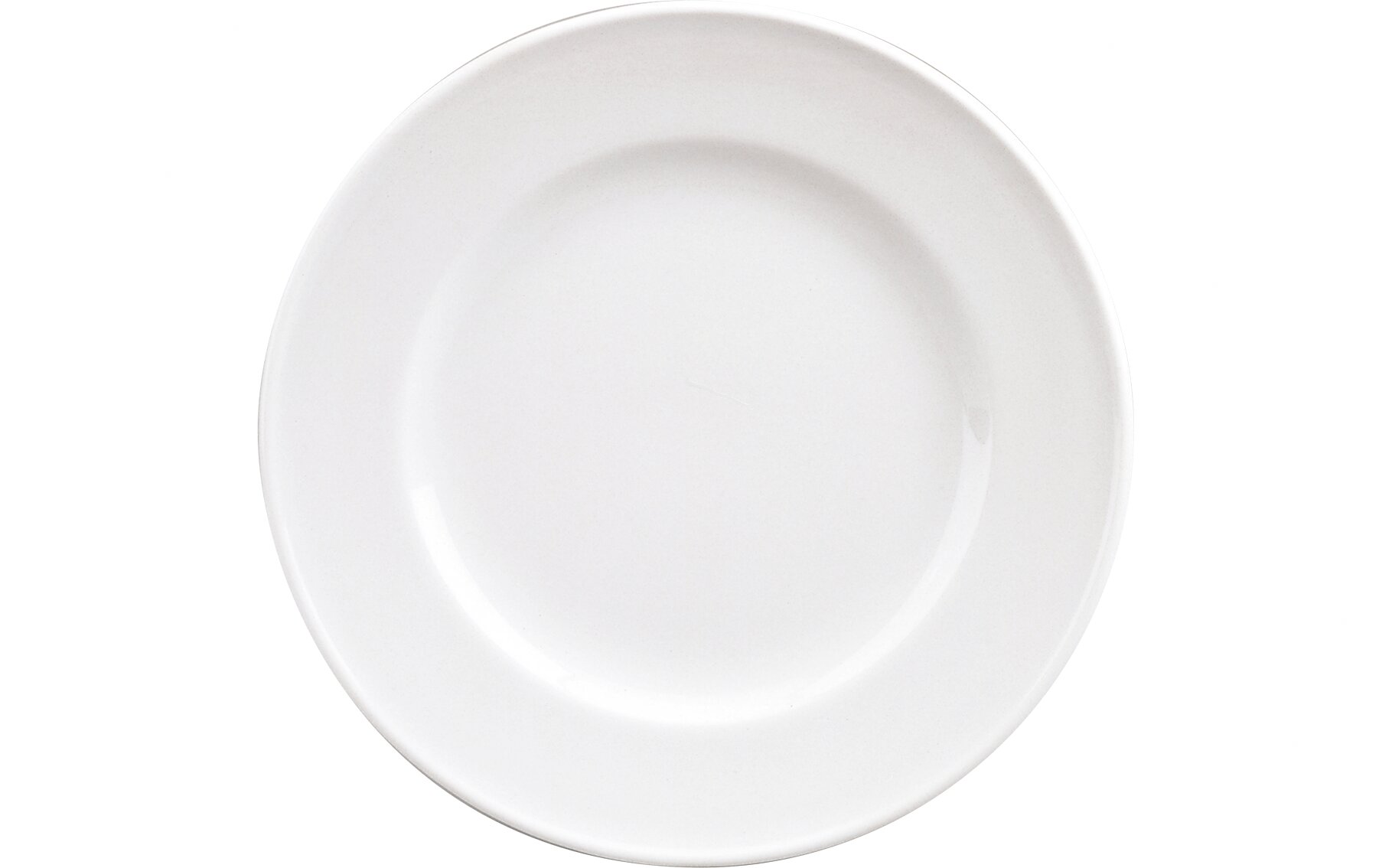 Teller mit Fahne flach B 242 mm Form 98