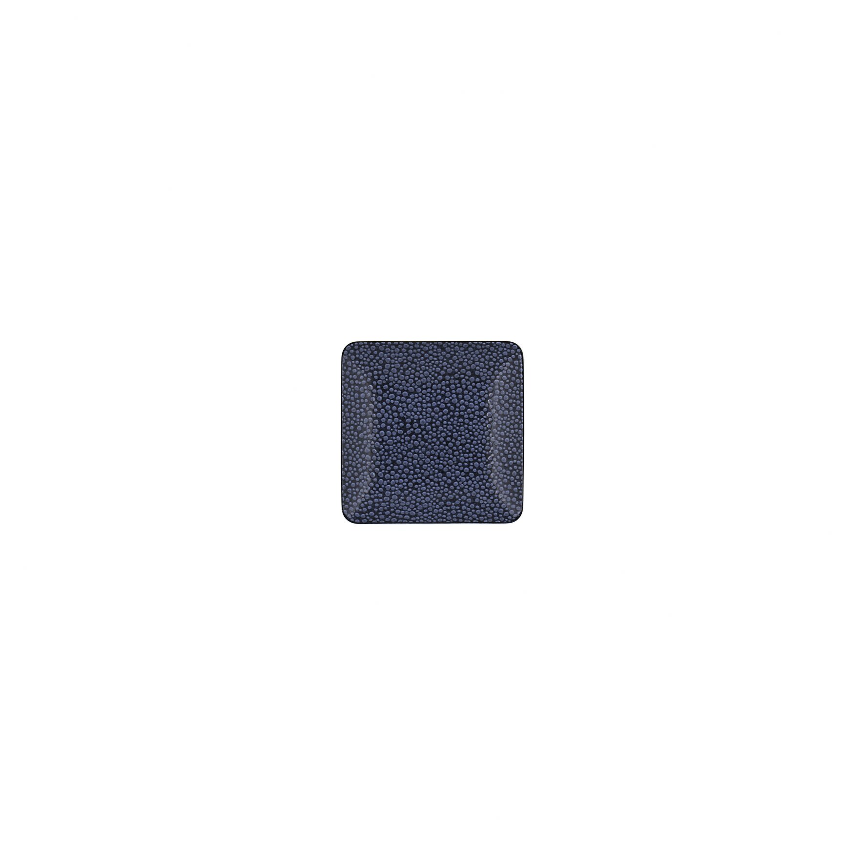 Coupteller flach quadratisch 88 x 88 mm dark