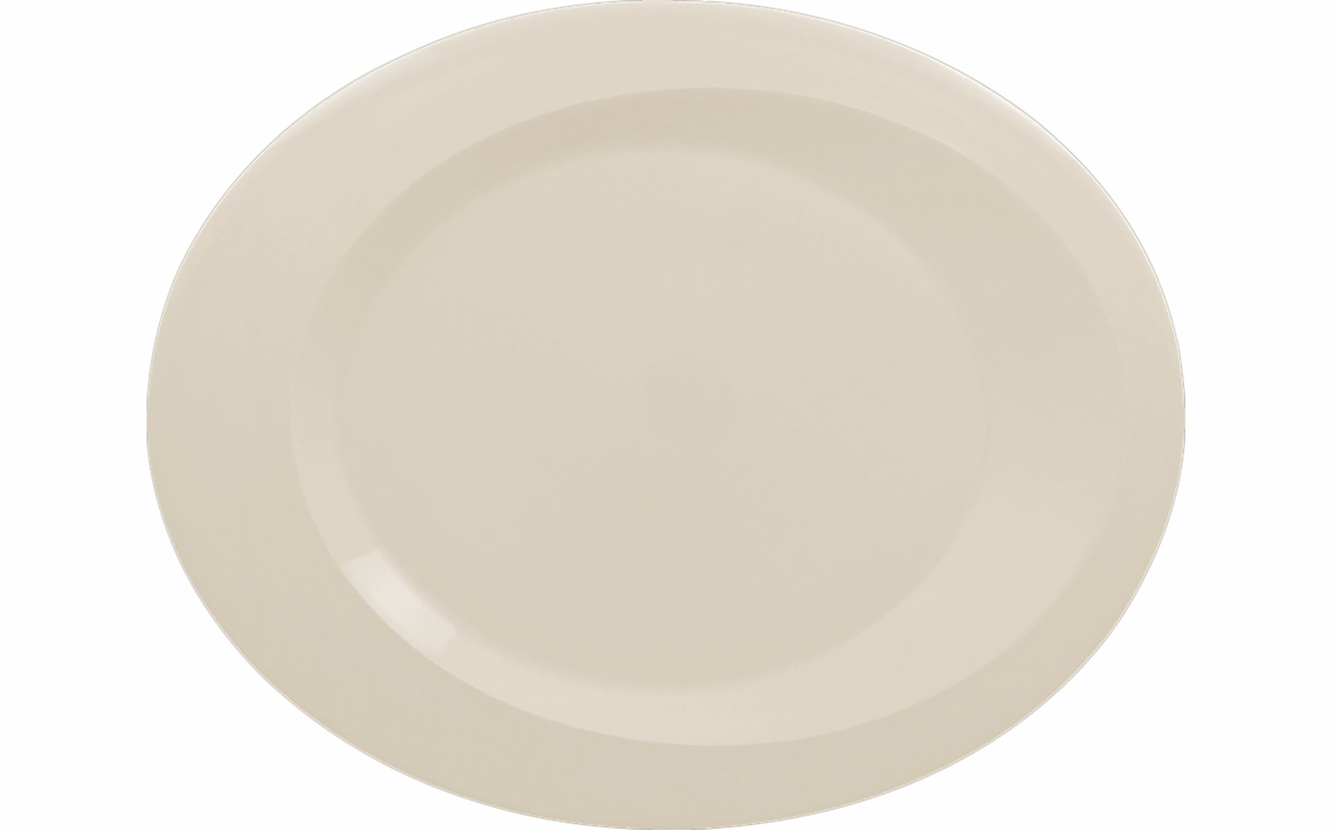 Teller oval 337 x 270 mm crème