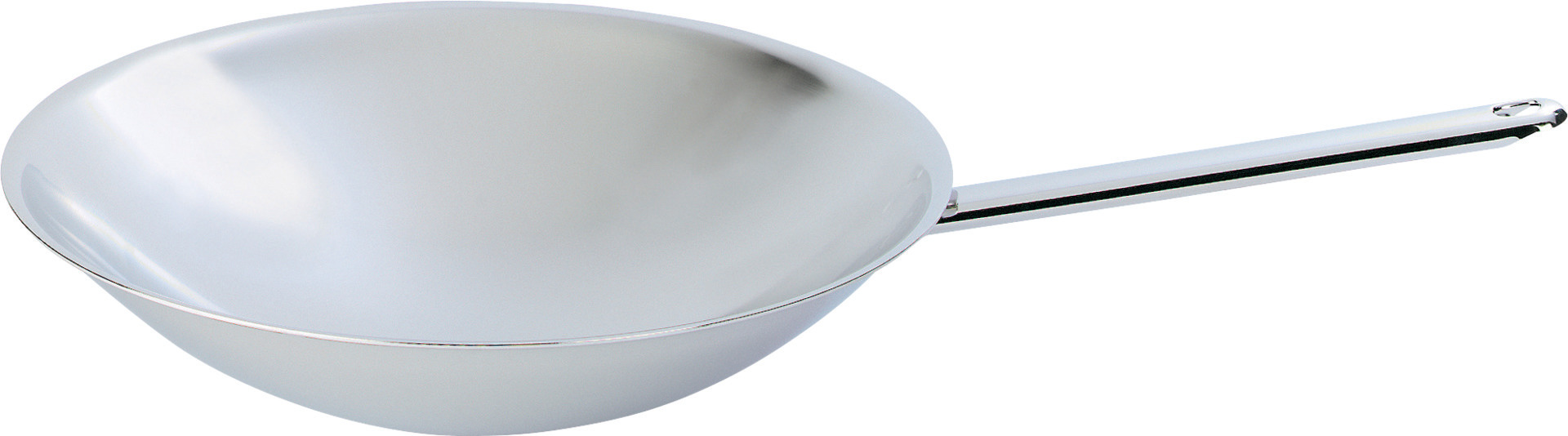 Induktions-Stiel-Wok-Pfanne 3-schichtig 5,20 l / 350 mm