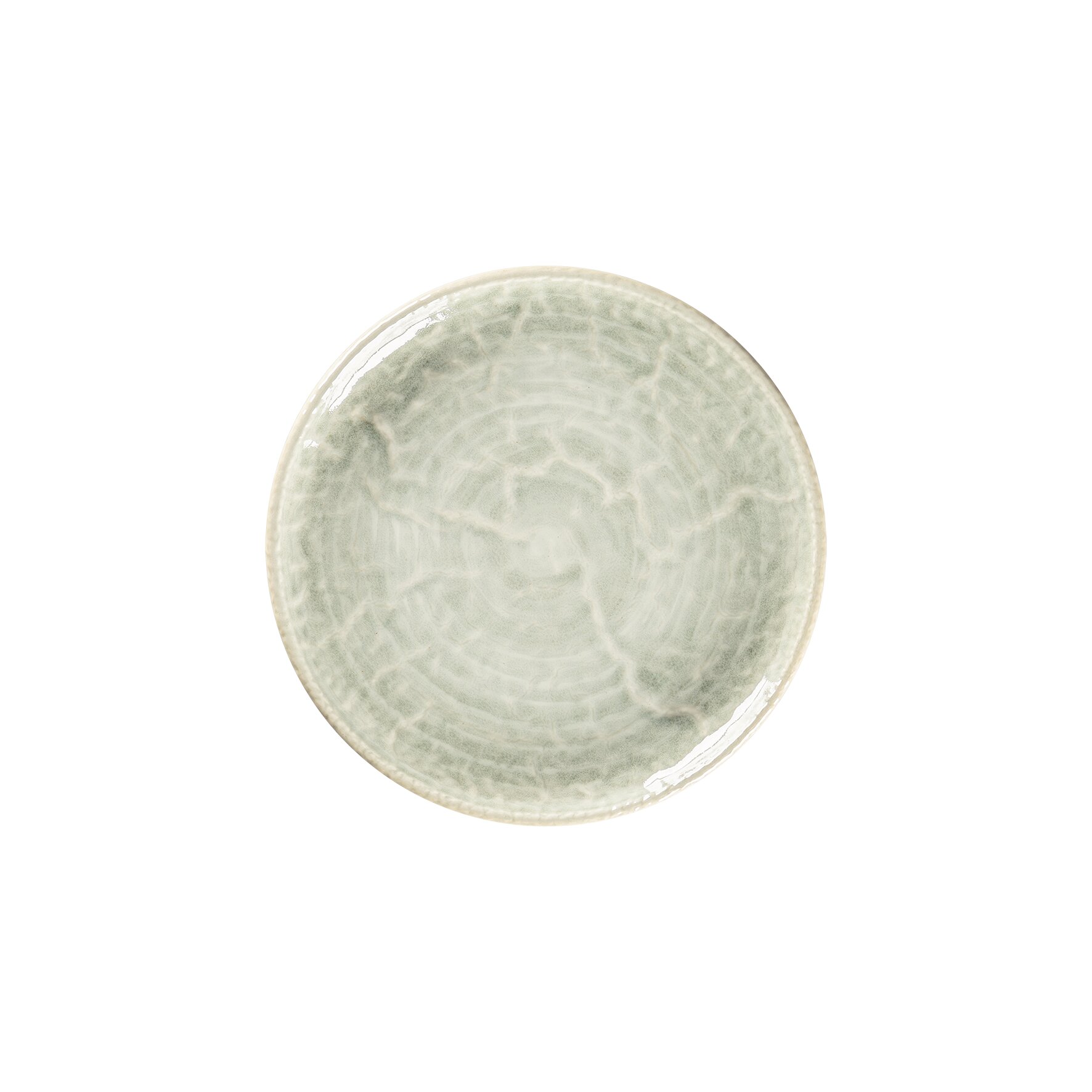 Coupteller flach rund 209 mm Celadon green Krush Celadon Green